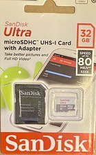 SanDisk 32GB 32G Ultra Micro SD HC  SDHC UHS-1  Memory Card Mobile with adapter