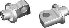Kuryakyn Splined Male Mount Adapter Chrome Part 8881 for Powersports Vehicles