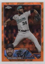 2023 Topps Chrome Update Sapphire Edition Orange 11/25 Dylan Floro #USCS92 z7j