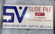 Smith Victor SF1 Slide File Storage Case 2x2 Individual 450 Paper 150 Glass NIP