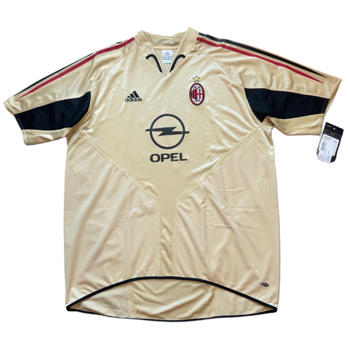 2004/05 AC Milan Third Jersey #99 Ronaldo XL adidas R9 Soccer 3rd