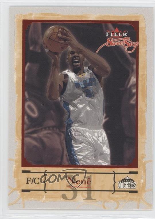 2004-05 Fleer Sweet Sigs Nene #25 0ah