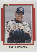 2022 Panini Donruss NASCAR Retro 1981 Red 26/299 Rusty Wallace #159 HOF 0nr3