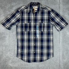 Carhartt Men  s M Relaxed Fit Plaid Snap Front Shirt NWT