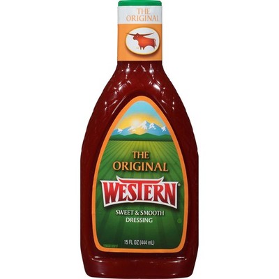 Western Original Sweet and Smooth French Salad Dressing, 15 Fl Oz (Pack of 1) 