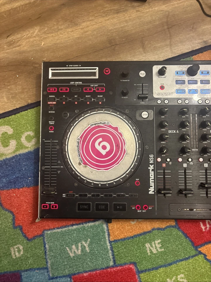 Numark NS6 4 Channel DJ Controller Tested And works great - Image 2 of 4