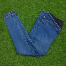 New Look Maternity Lift & Shape Blue Over Bump Skinny Jeans UK 14