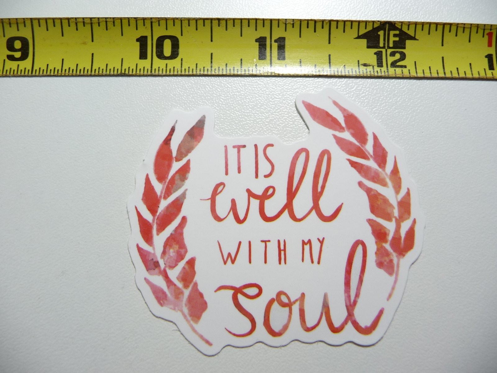 Religious Well With My Soul Vinyl Decal Sticker for Church Faith Christian Decor