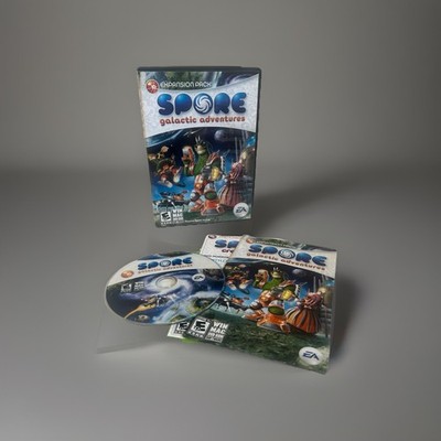 Spore Galactic Adventures (PC Mac 2009, Expansion Pack w/ Manual) ML418/ML440
