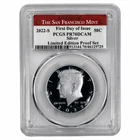 2022S Silver Kennedy Half Dollar 50C Limited Edition Proof Set PCGS PR 70 DCAM