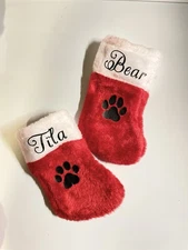 Mini Custom Name Stockings Christmas Stocking Holiday Decor Christmas Gift Idea