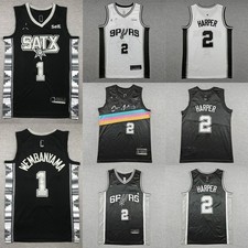2026 Men's Dylan #2 Harper/#1 Wembanyama Embroidered Jersey SIZE S-2XL Free tax