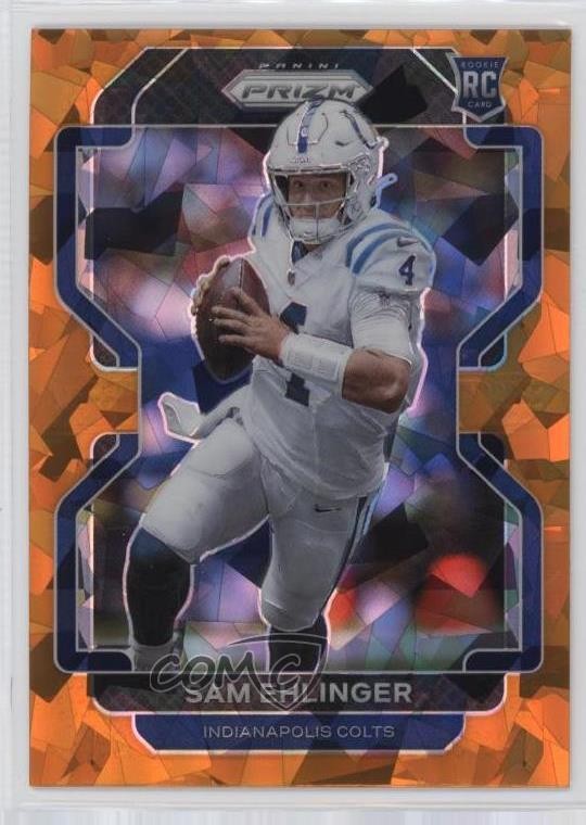 2021 Panini Prizm Rookie Orange Ice Prizm Sam Ehlinger #395 0u5r