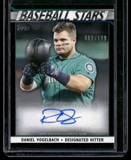 2020 Topps Update #BSA-RV Daniel Vogelbach Baseball Stars Autographs Black #/199