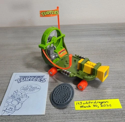 TMNT Cheapskate Vehicle Vtg 1988 Playmates Teenage Mutant Ninja Turtles Complete