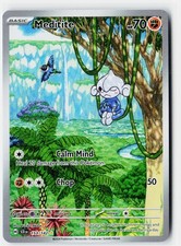 Meditite SV07: Stellar Crown 153/142 Holo Illustration Rare Pokemon NM on eBay