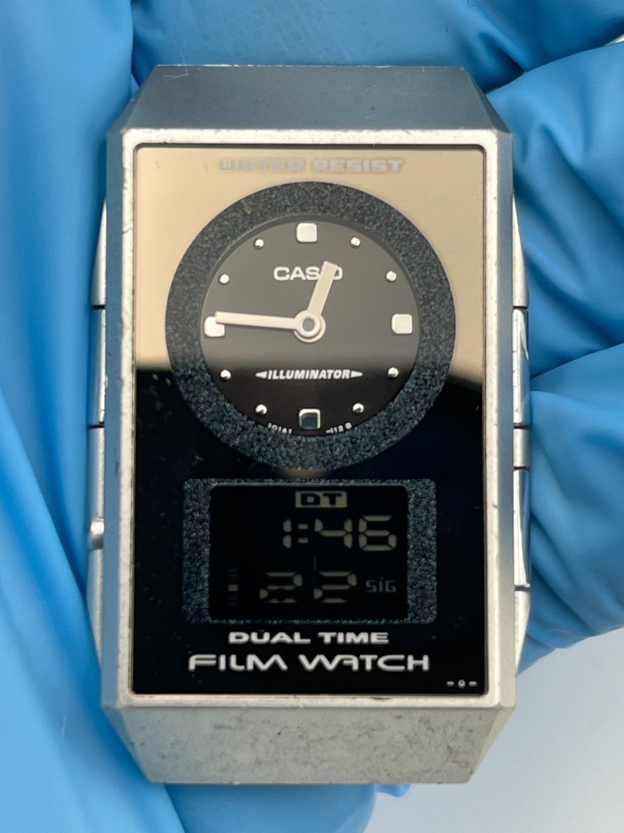 CASIO Film Watch PELA FS-03 FS-05 Set Vintage Ana-Digi Quartz No CASIO Film Watch PELA FS-03 FS-05 Set Vintage Ana-Digi Quartz No