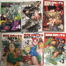 Sakamoto Days Manga Vol 1-6 English Trade Paperback Lot by Yuto Suzuki