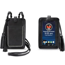 Free Spirit Touchscreen Purse Lightweight Smartphone Purse with 4 Credit Card...