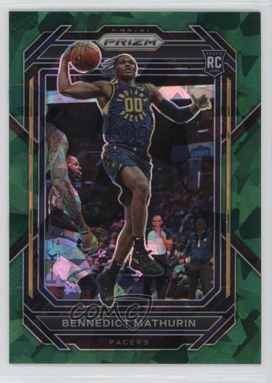 2022-23 Panini Prizm Green Ice Prizm Bennedict Mathurin #254 1k9t