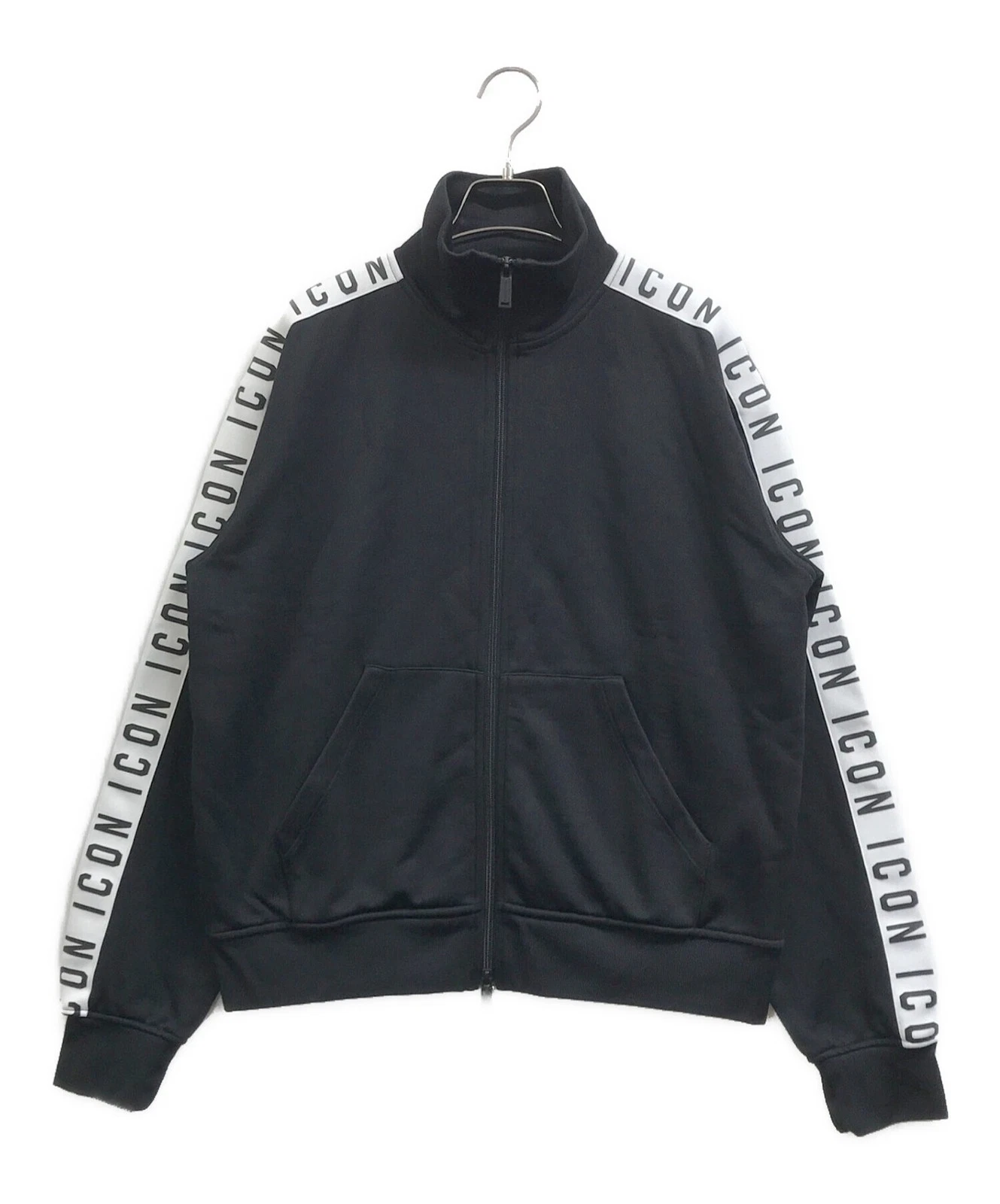 DSQUARED2 Icon Tape Cool Raglan Fit Taglia: XS Nero Uomo S80HG0002