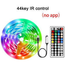 LED Strip Lights USB 1-20m 5050 RGB Colour Changing Tape for kitchen Cabinet, TV