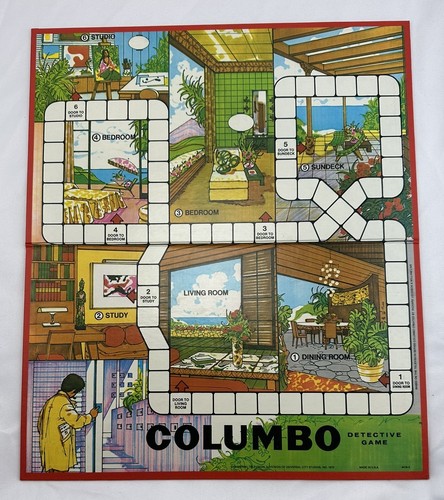 1973 Columbo Detektivspiel Milton Bradley vollständig in sehr gutem Zustand KOSTENLOSER VERSAND - Bild 5 von 7