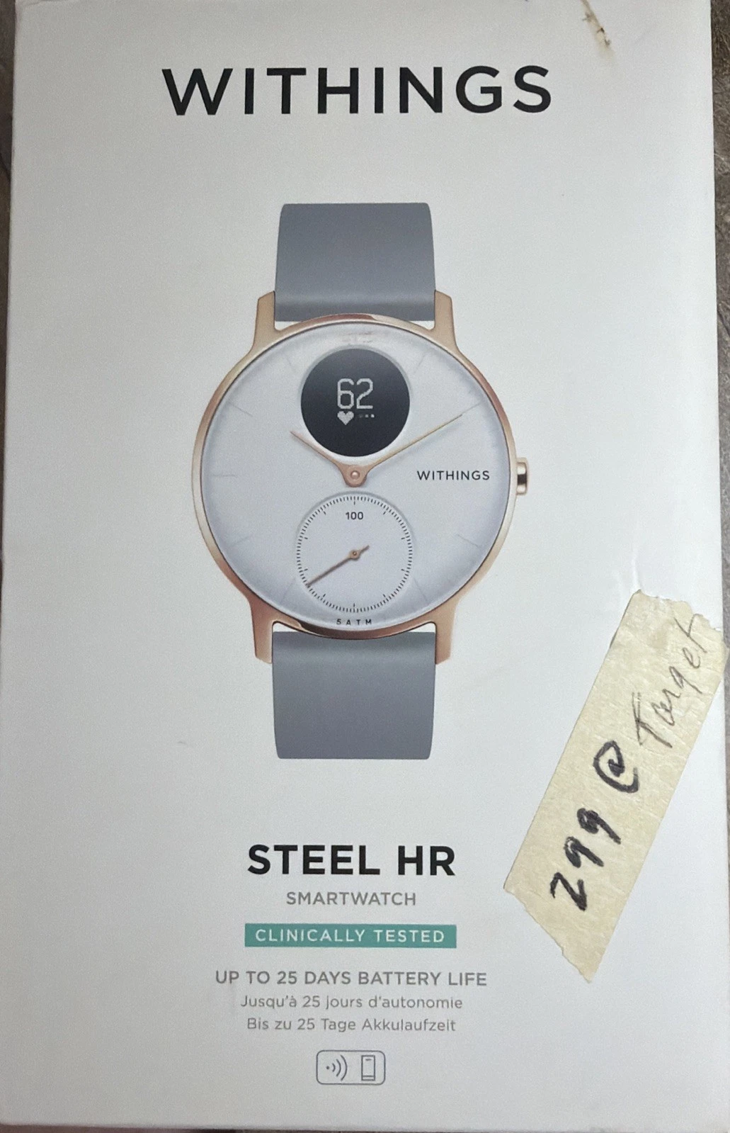 Steel HR Hybrid Smartwatch Activity, Sleep, Fitness Heart Rate Tracker