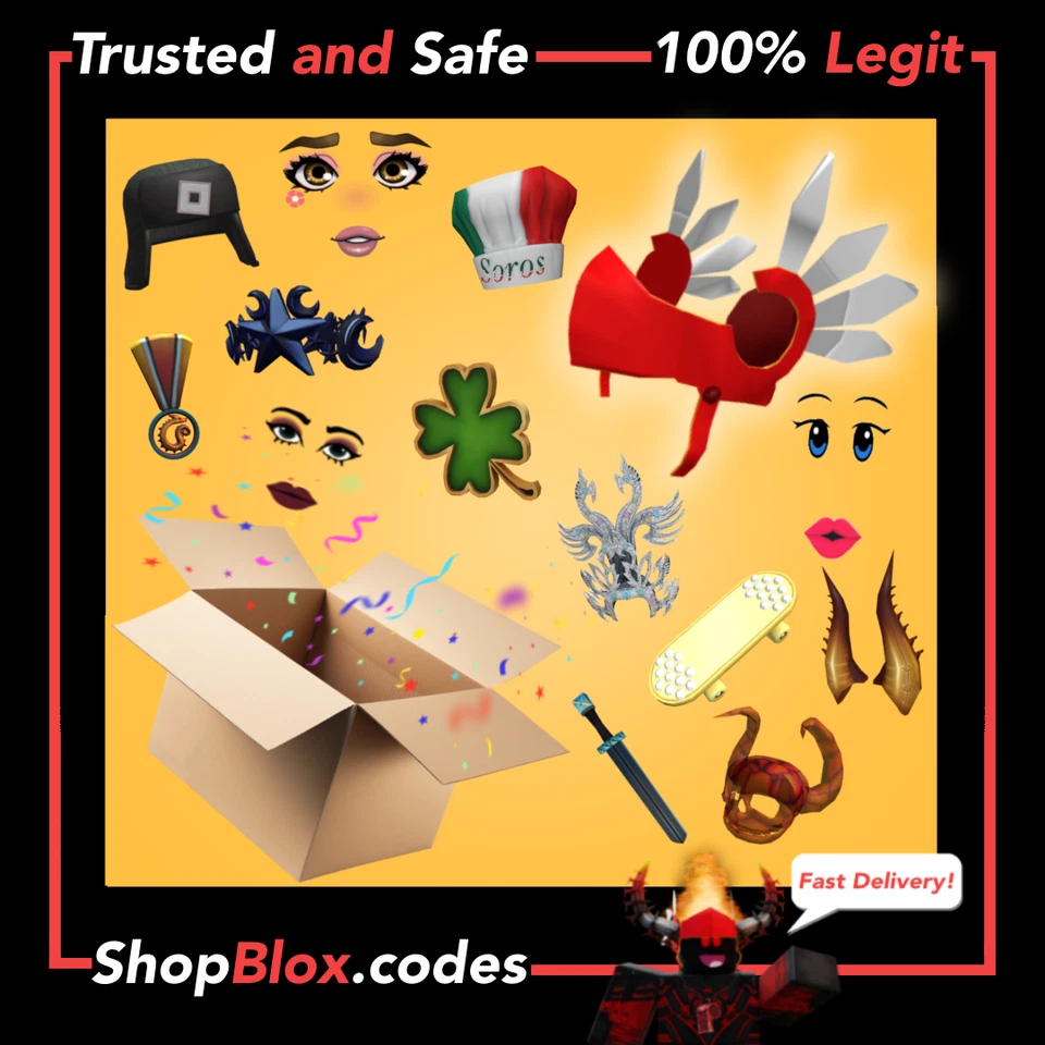 ROBL0X Toy Code Series 1-12 | Hats | Faces | Particle Effects | & More⚡SENT FAST - Image 3 of 4