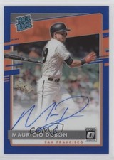 2020 Panini Donruss Optic Blue Prizm 43/75 Mauricio Dubon #RRS-MD Auto 0m89