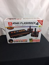 Atari Flashback 4 Classic Game Console 76 Built-In Games w/ 2 Wireless Controlle