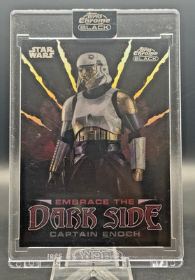 Captain Enoch 2024 Topps Chrome Black Embrace The Dark Side #ED-3