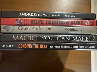 magic trick And illusion Dvd Lot Of 5