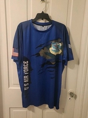 US AIR FORCE Strategic Air Command Graphic Print Short Sleeve Mens 3XL T-Shirt 