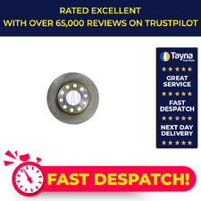 2x Brake Discs Pair Solid fits AUDI 80 S2 B4 2.2 Rear 93 to 95 ABY 245mm Set New