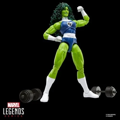 现货! 神奇四侠复古漫威传奇 She-Hulk 6 英寸 AF HASBRO 出品 — 第 3/4 张图片