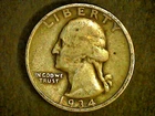 1934 P...Washington Quarter...Nice Hole Filler....137