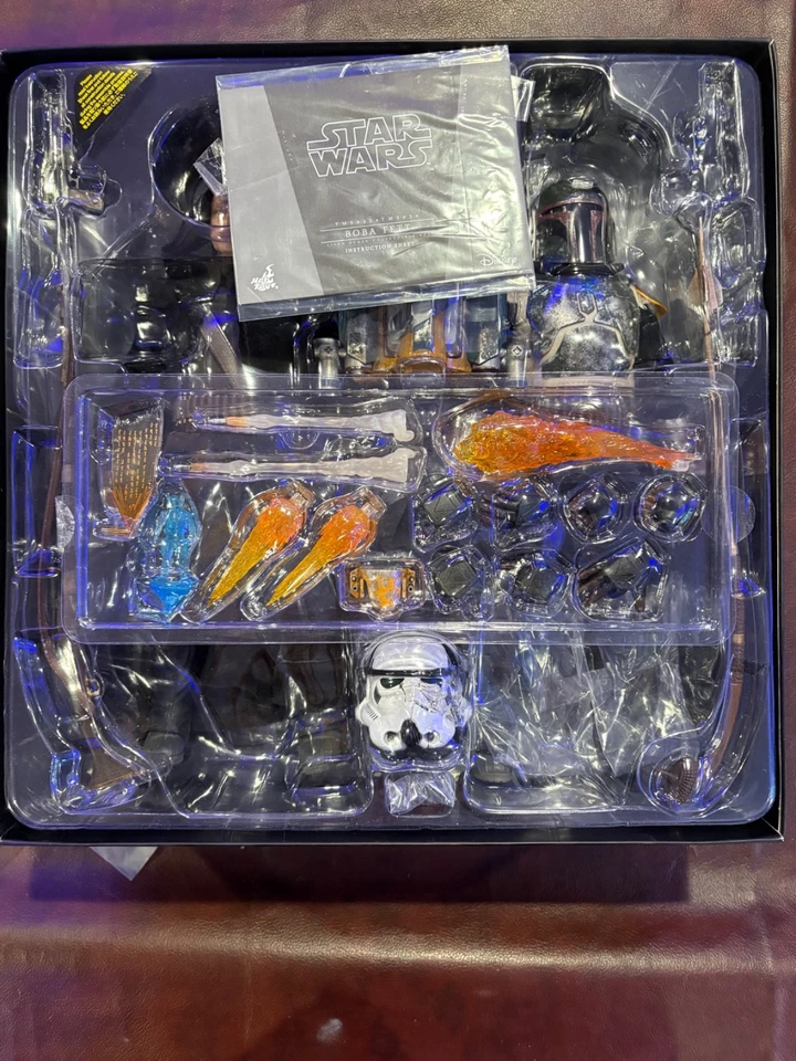 Hot Toys Boba Fett Deluxe Version TMS034 2 figure set  1/6 Scale 2-pack - Image 4 of 4