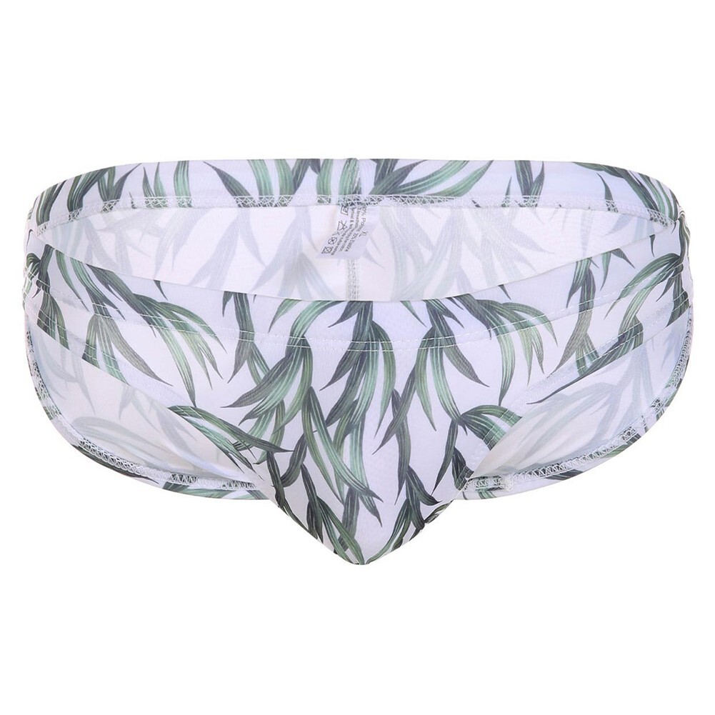 Stylish Mens Nylon Swim Briefs Bikini Beach Shorts for Summer Swimming