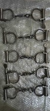 Nautical style Antique Iron Handcuffs  police Shackles-Props LOTS OF 5 PCS HC55