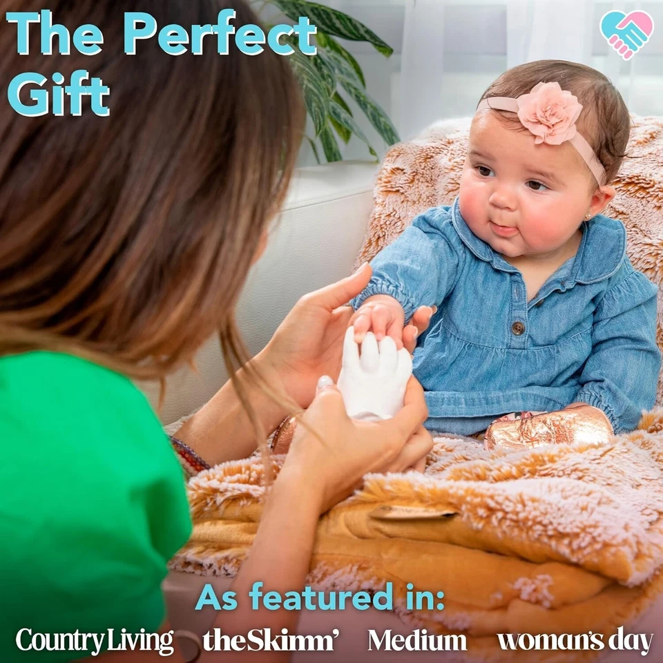 Easy DIY Baby Casting Kit - 4 Mold Hand and Foot Keepsakes for Every Parent - Image 4 of 4