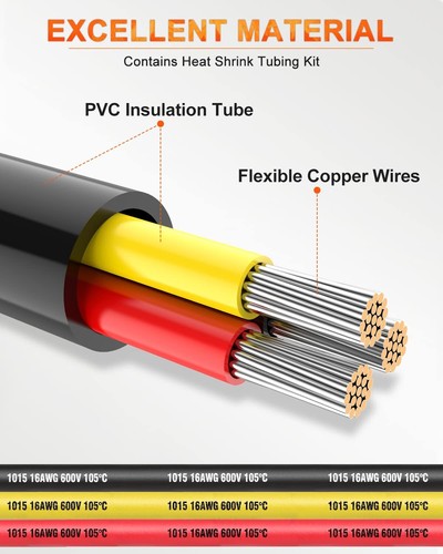 Flexible 16 AWG Stranded PVC Wire - Tinned Copper for Automotive & Marine Use - Picture 4 of 9