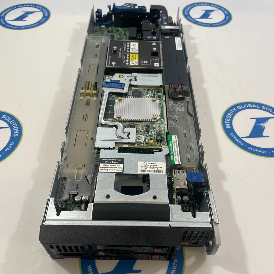 HP BL460c Gen10 G10 -  2x Gold 5118 2.3GHz 12C - 2-Bay 2.5" - 64GB - 2 X 900GB - Image 2 of 3