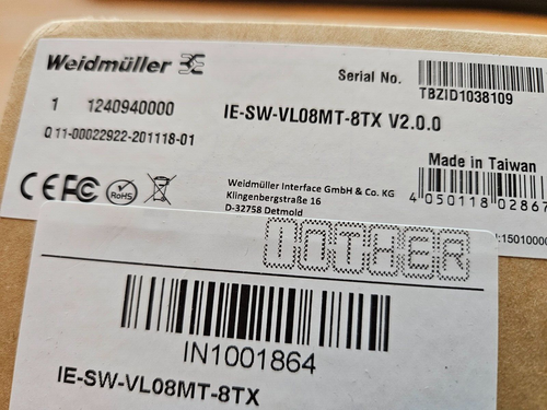 WEIDMÜLLER 279193000 PVN1M1I2SXFXV1O0TXPX11 NEU in Box - Bild 3 von 6