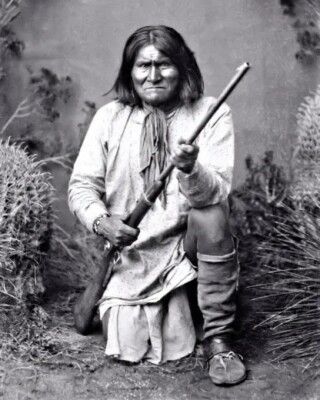 #ad Geronimo 1887 Apache Indian Chief 8x10 PHOTO PRINT $6.98