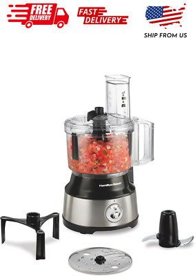 Hamilton Beach Food Processor & Vegetable Chopper for Slicing, Shredding, Mincin
