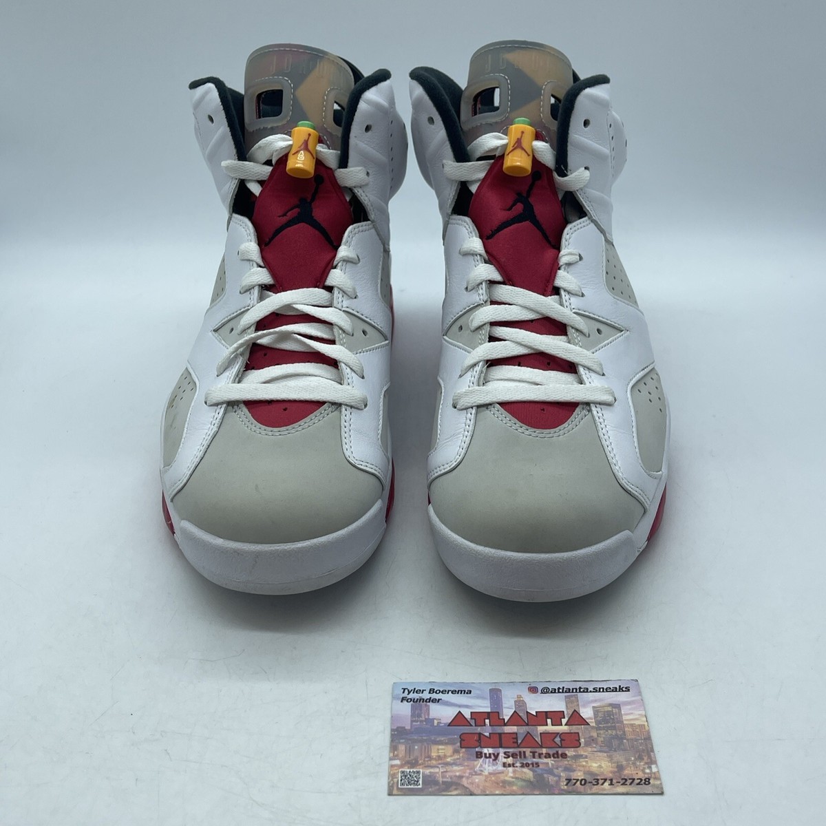 Size 9.5 - Air Jordan 6 Retro Hare White Pink Red Orange