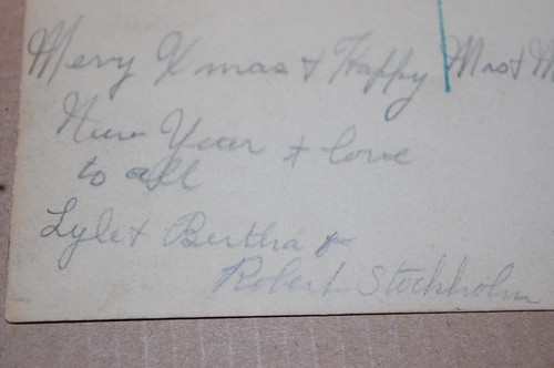 VINTAGE RPPC MANN HÄLT BABY, 1910 - Bild 6 von 7