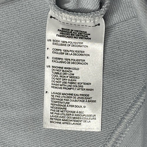 Adidas Golf Jacket Full Zip Mens 2XL Gray Full Zip Climalite Brand NEW - Picture 10 of 13