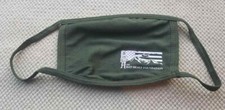 Dan Healy Foundation Veteran Donation Green Face Mask Made in USA All Cotton